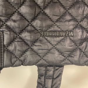 like new MZ Wallace Black Quilted bag